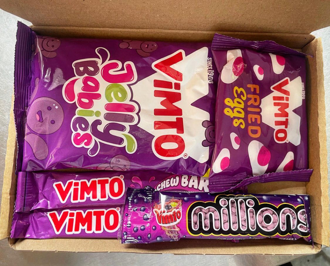 Vimto Themed Letterbox Hamper – Unicorn Sweet Boxes