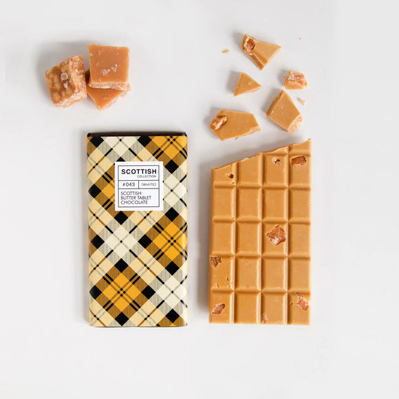 Quirky Chocolate - Scottish Tablet Chocolate Bar 110g