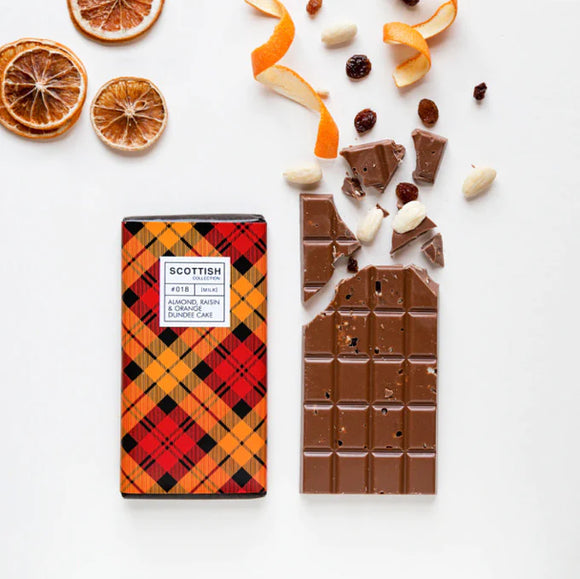 Quirky Chocolate - Dundee Cake Chocolate Bar 100g