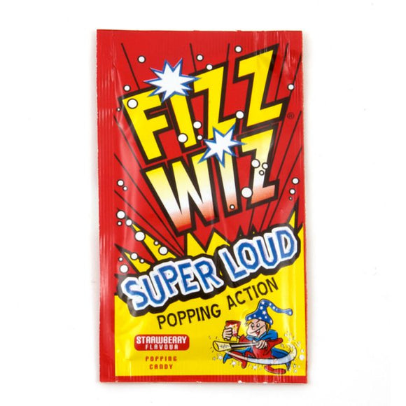 Fizz Wiz Strawberry Popping Candy - 5g