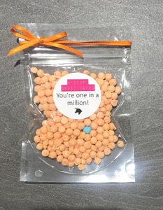 "You're One in a Million!" - Sweet Packet Gift (Orange/Iron Brew)