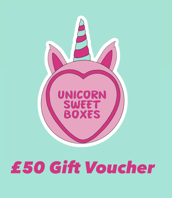 Unicorn Sweet Box - Gift E-Voucher £50