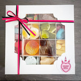 Retro Sweet Filled White Window Box