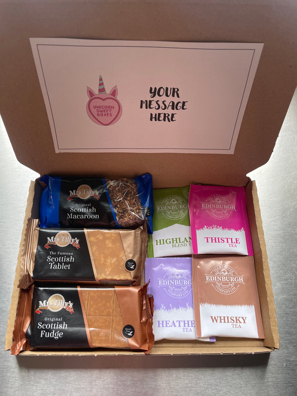 Scottish Sweet Treat and Tea Letterbox Hamper