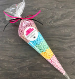 10 x Rainbow ‘One in a Million’ Sweet Cones - 170g