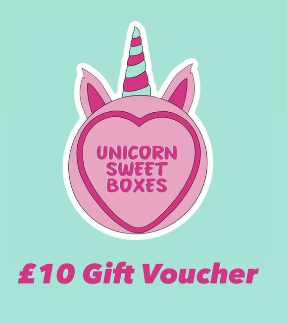 Unicorn Sweet Box - Gift E-Voucher £10
