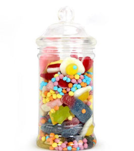 Empty Victorian Sweet Jar - Plastic - 500ml