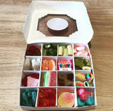 Retro Sweet Filled White Window Box